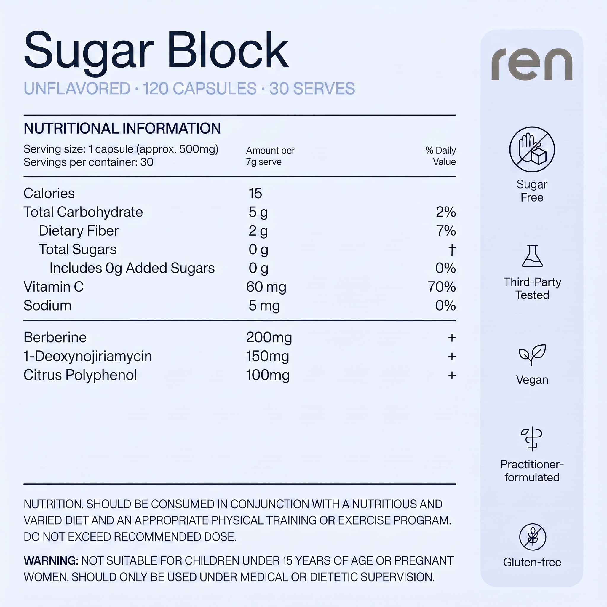 Sugar Block Glucose Control